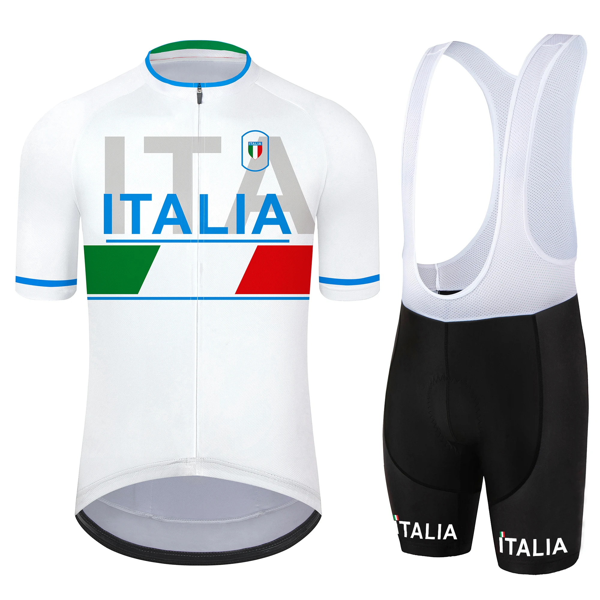 

Мужской летний профессиональный комплект для велоспорта с короткими рукавами, велосипедные майки с короткими рукавами и шорты на лямках, дышащие и быстросохнущие.