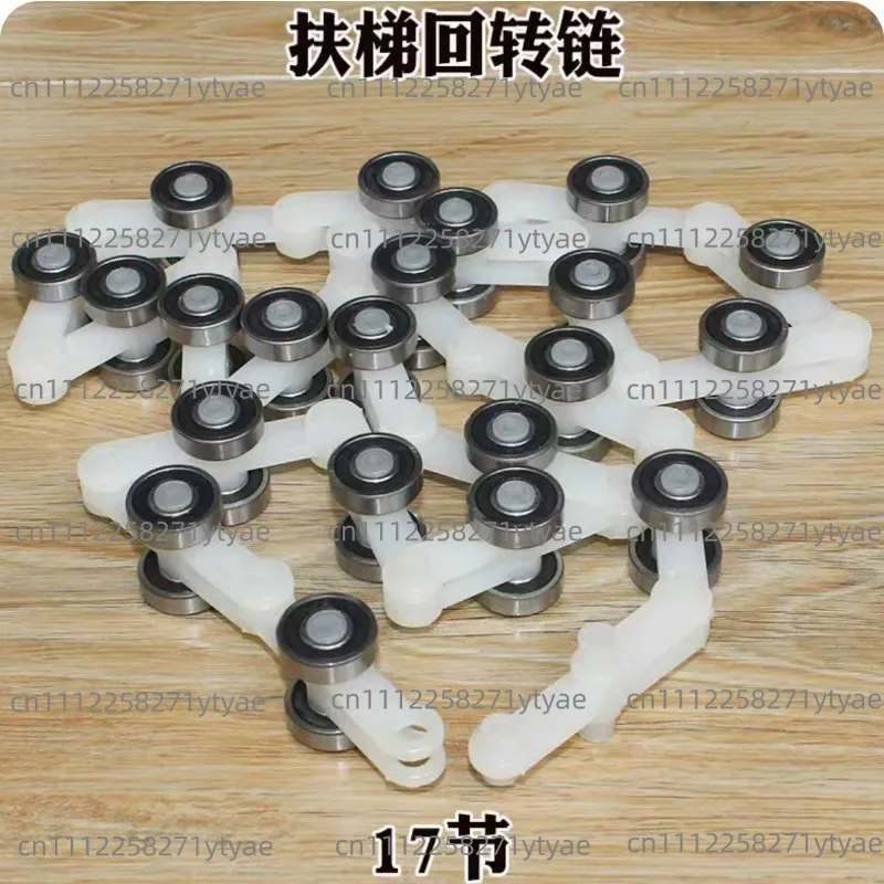 Escalator Rotary Chain 19 21 Joints Single Double Fork Handrail Drive Chain Escalator Parts
