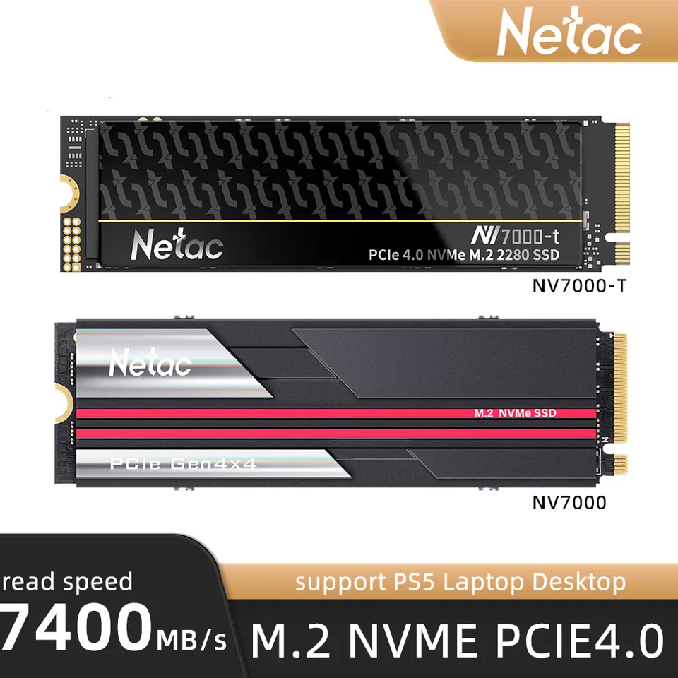 Netac SSD M.2 NVMe 1TB 2TB 4TB 512GB SSD PCIe 4.0 M2 2280 NVMe
