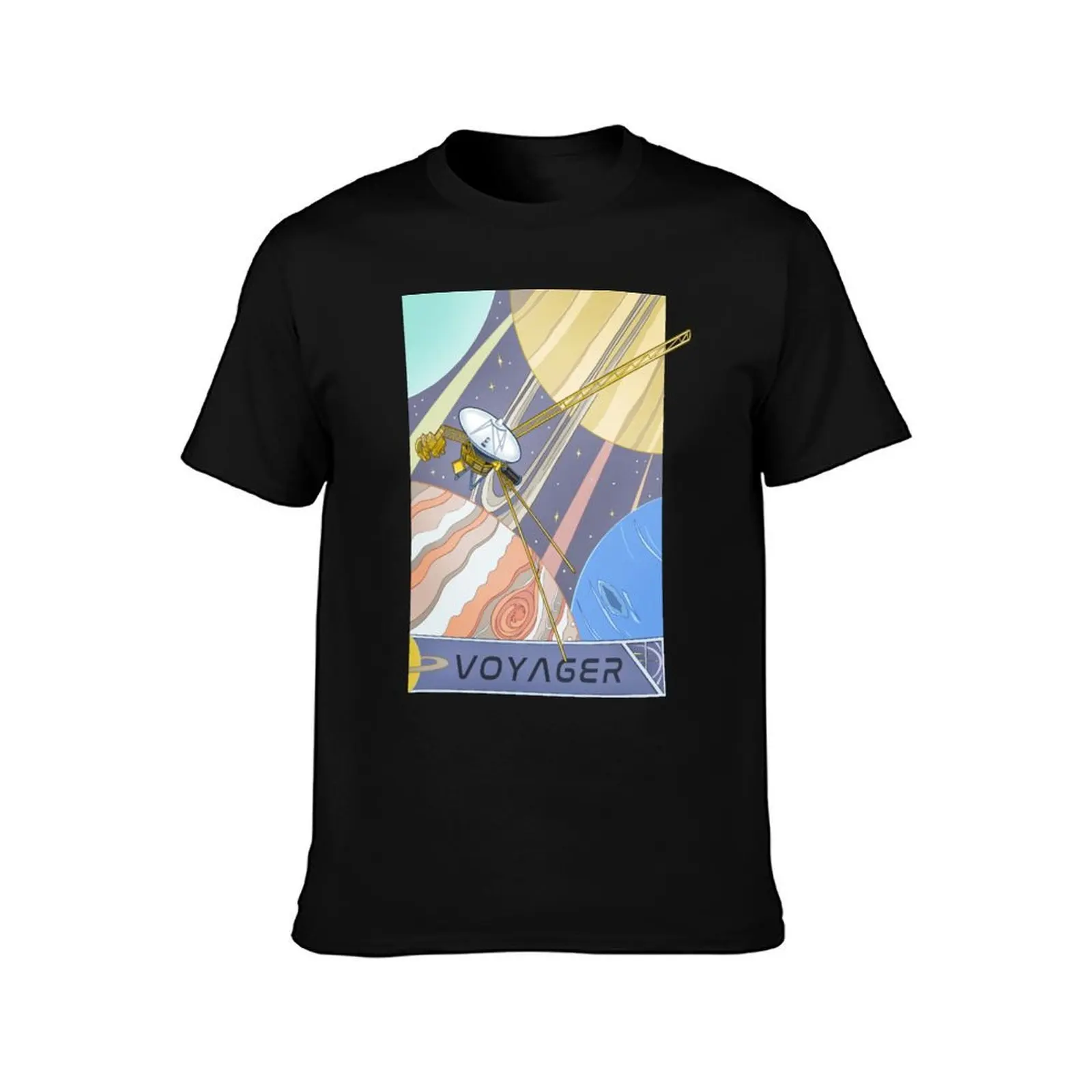 Voyager Probe in Space - An Illustration of Space Exploration T-Shirt Festival Party Tee Top
