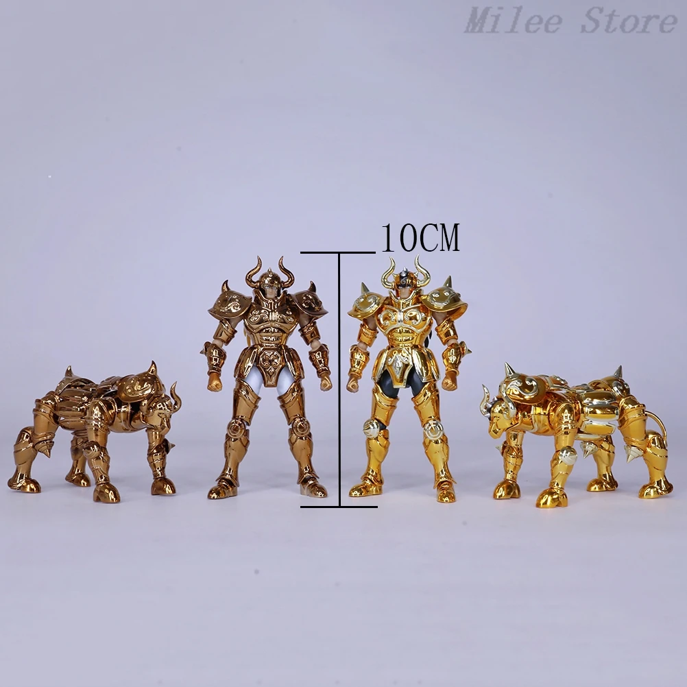 SG Model Saint Seiya Myth Cloth DDP Golden Saint Taurus Aldebaran And Totem Metal PVC Armor Action Figure Model 10CM Mini Size