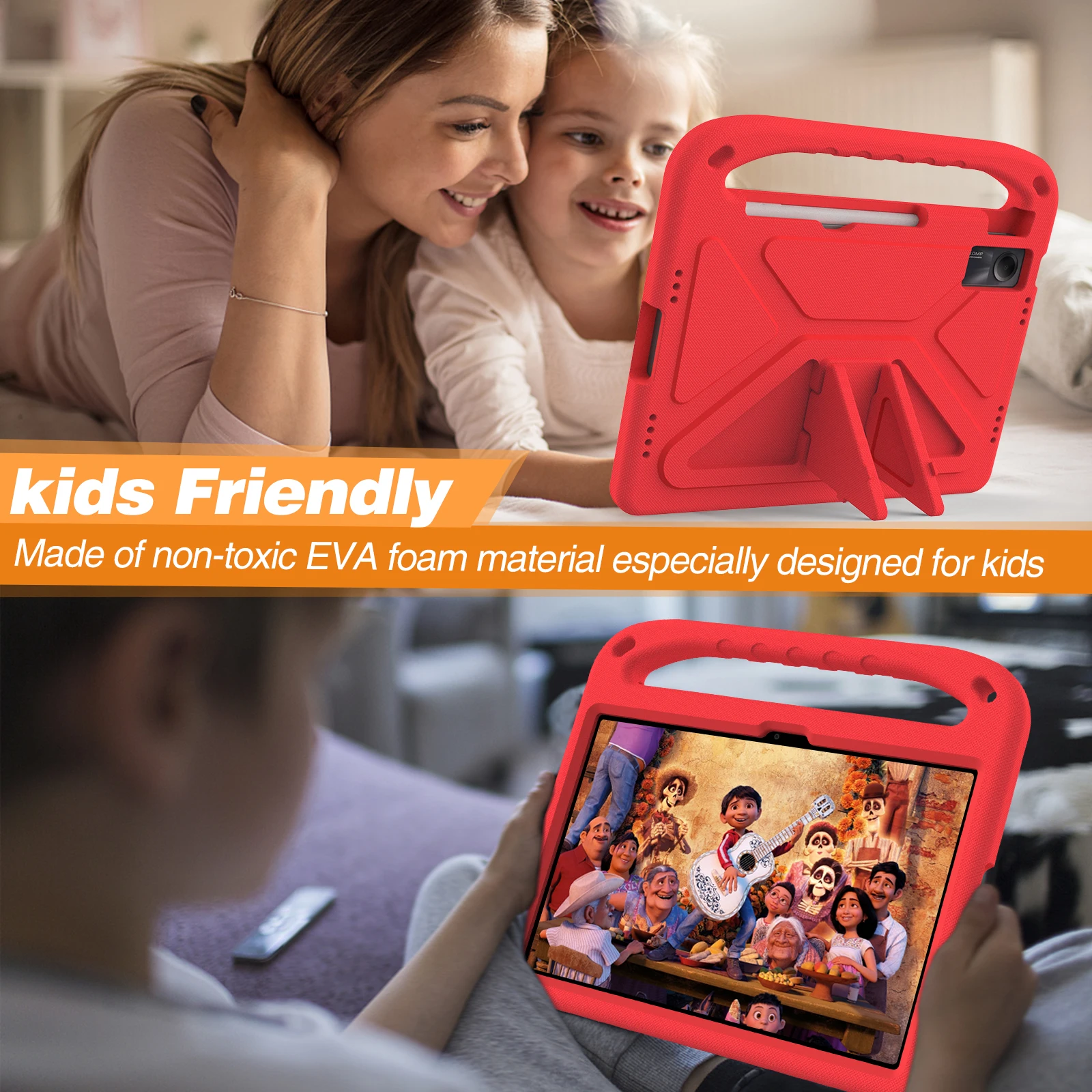 Custodia in EVA sicura per bambini per Xiaomi Redmi Pad Pro 12.1 pollici 2024 custodia per Tablet antiurto antipolvere e a corpo intero per bambini con Slot per penna