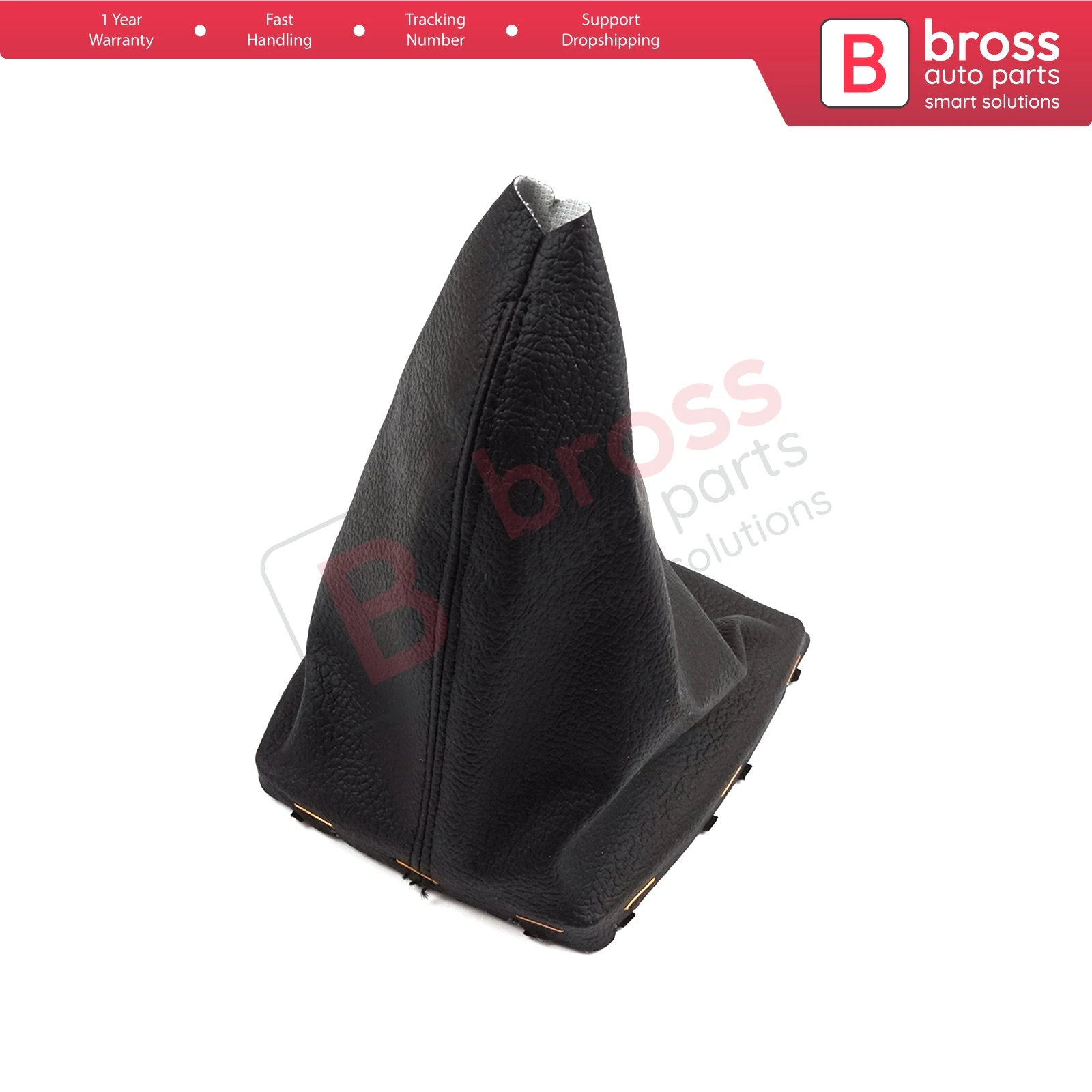 BSP1155 Black Manual Gear Shift Stick Boot Gaiter Cover for Ford Focus MK2 Titanium 2008-2011 1548262