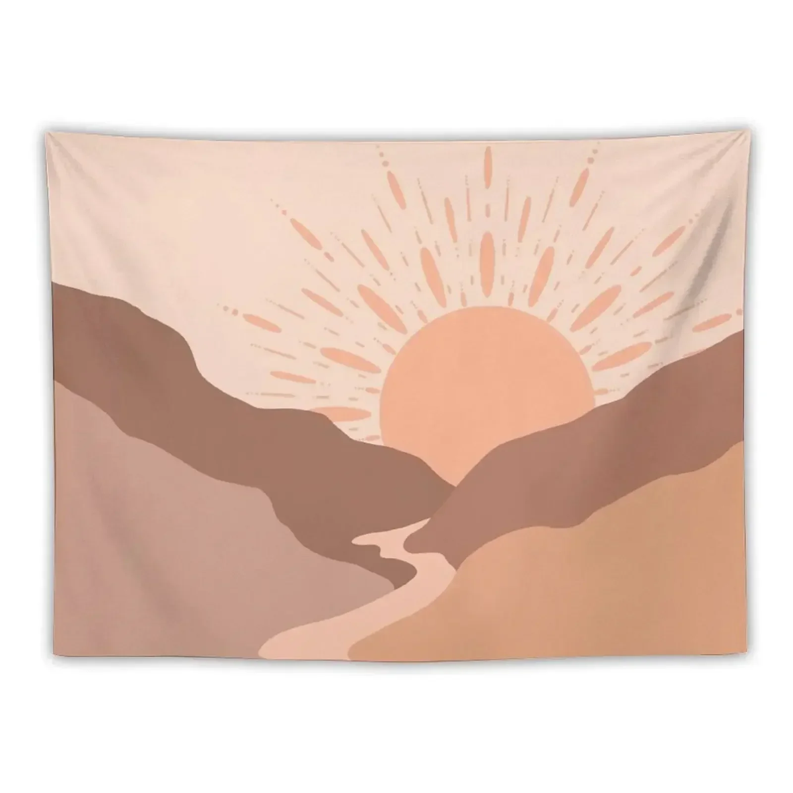 

Boho Sunset Tapestry Home Decorating Decorative Wall Funny Tapestry