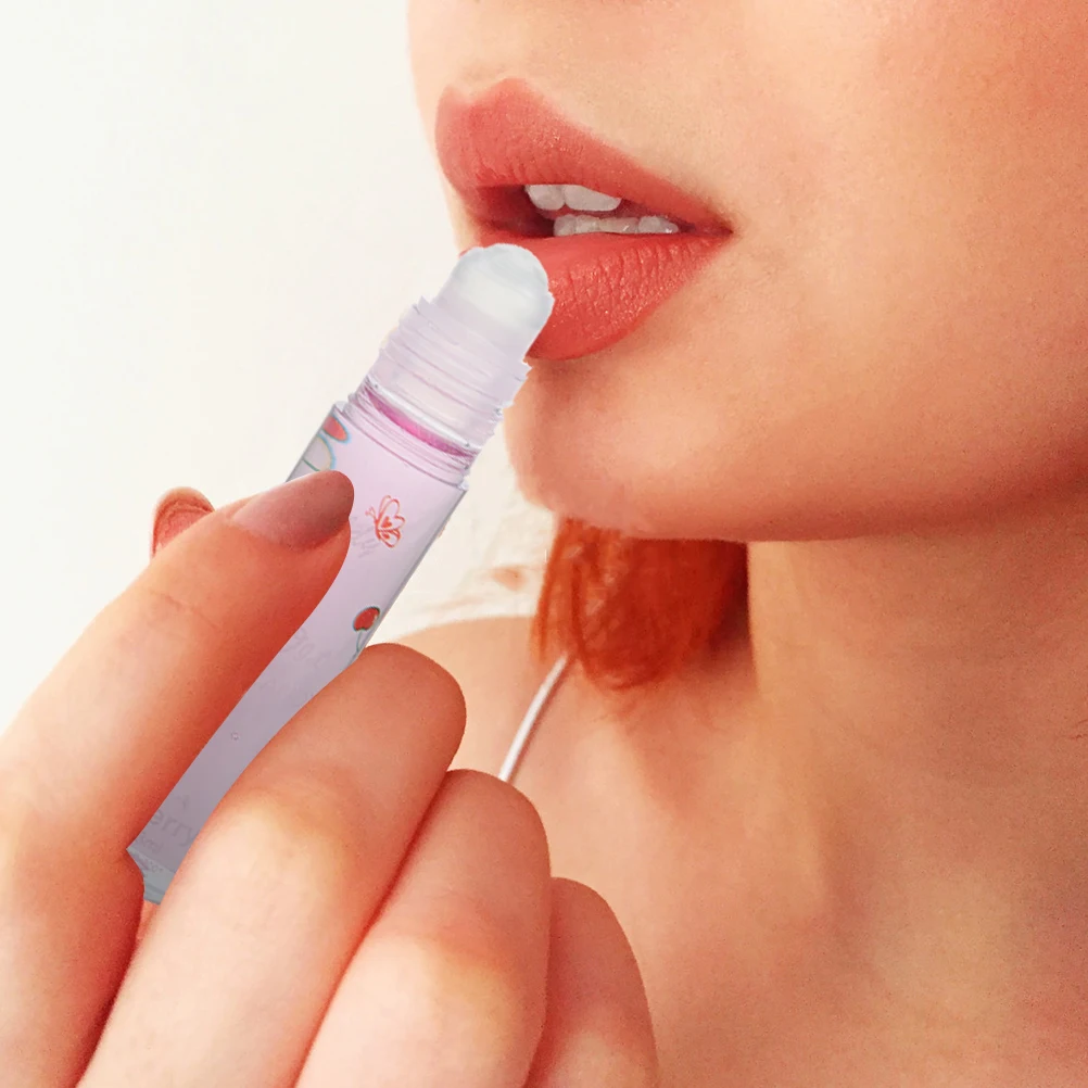 

7pcs Transparent Lip Gloss Moisturizing Lipstick Fruit Flavored Protective Balm Liquid Cosmetics Practical Gift Women Lip Gloss