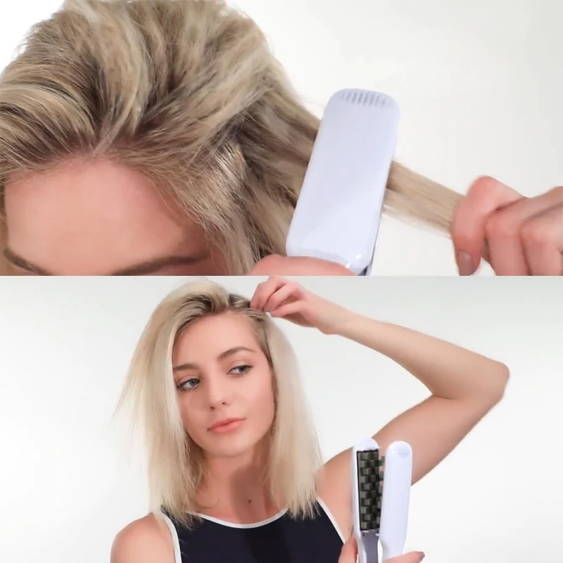 Ferro per capelli in ceramica volumizzante professionale per capelli più spessi o volume dei capelli più grande e duraturo Strumento per crimpare piastra per capelli soffici