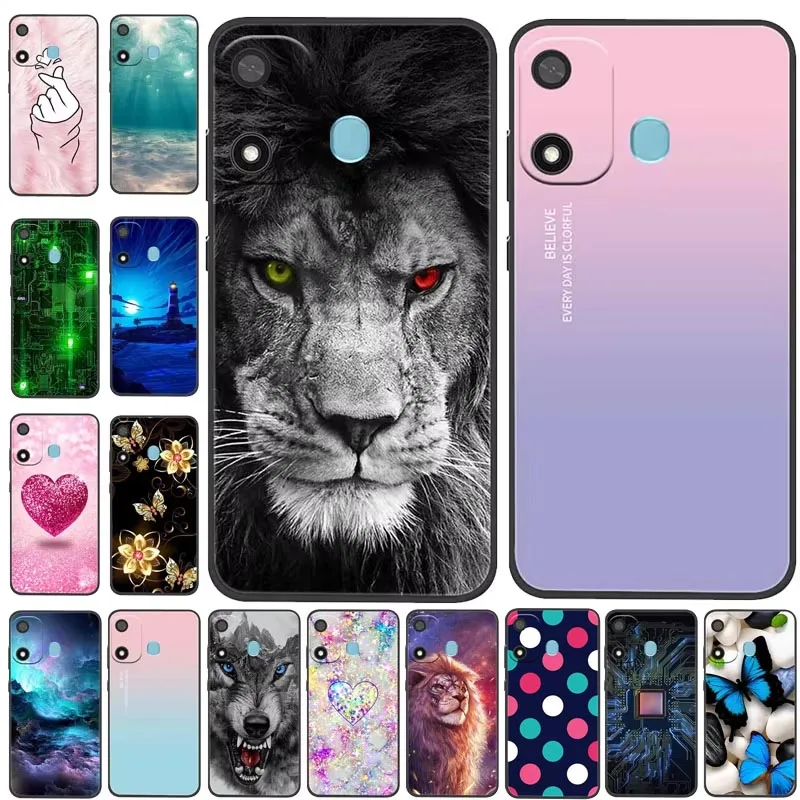 Case For Itel A27 a 27 Cover Cute Lovely Wolf Silicon Back Phone Case For Itel P17 A27 Soft Cases A27 A551L Coque bumper Shell