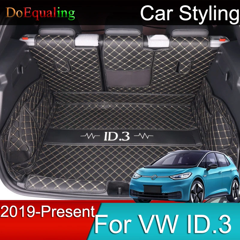 

Car Mats Trunk Net Accessries Interior Parts Panel Mat Eco Leather for Volkswagen VW ID.3 ID3 1st Cupra Born 2022 2021 2020 2019