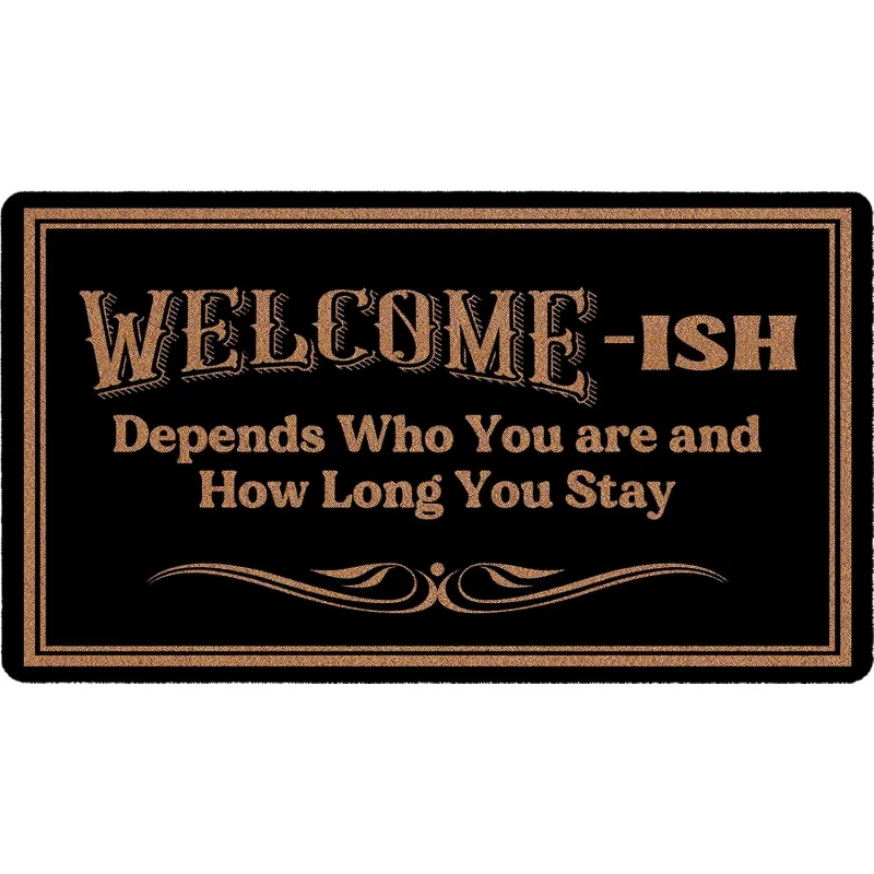 Welcome Ish Fun Welcome Home Floor Mat Kitchen Farmhouse Floor  Decorations