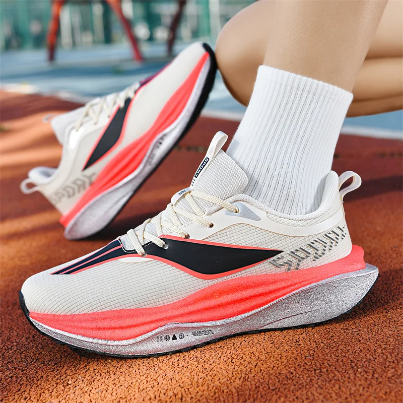 

Кроссовки Feidian Luminous для повседневного бега, ультралегкие амортизирующие мужские кроссовки, спортивная обувь для молодежи и студентов, парная спортивная обувь