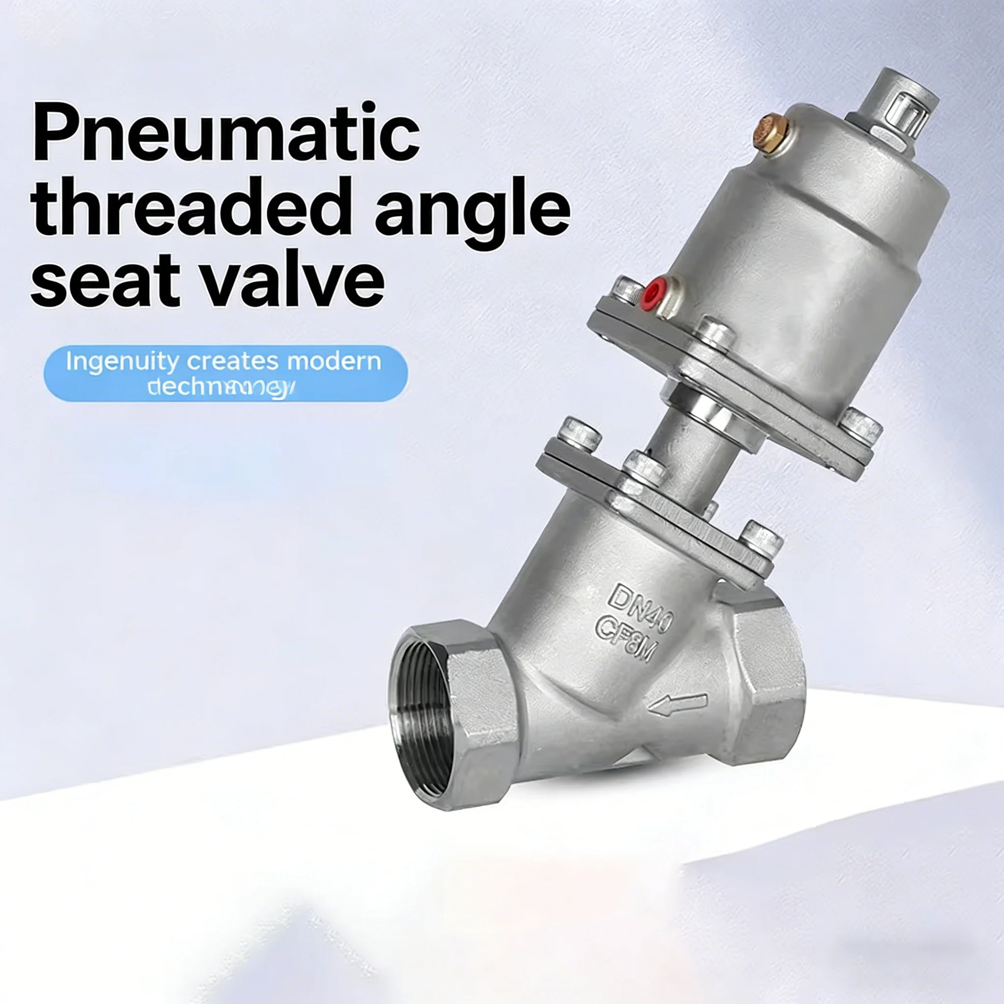 Pneumatic Wire Corner Seat Valve Y615F-16P Liquid Alcohol Cut-off Valve High Temperature Steam Switch Valve DN25 50