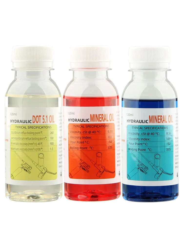 AliExpress Goodtaste NFOX Mineral Oil DOT 5.1 Fluid 120ml/4.2oz Compatible Hydraulic Brake System Maintenance for Mountain Road Bike Electric Scooter