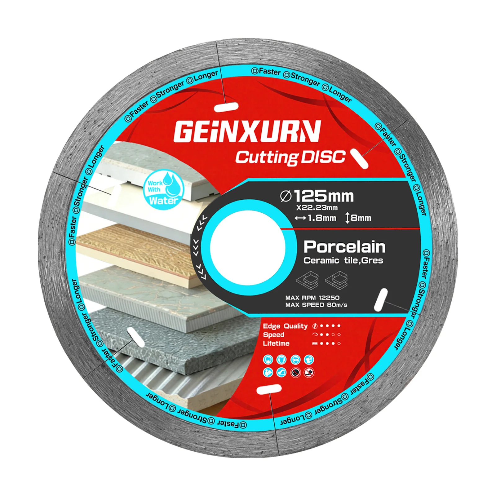 Geinxurn Continuous Tooth Diamond Cutting Disc(4