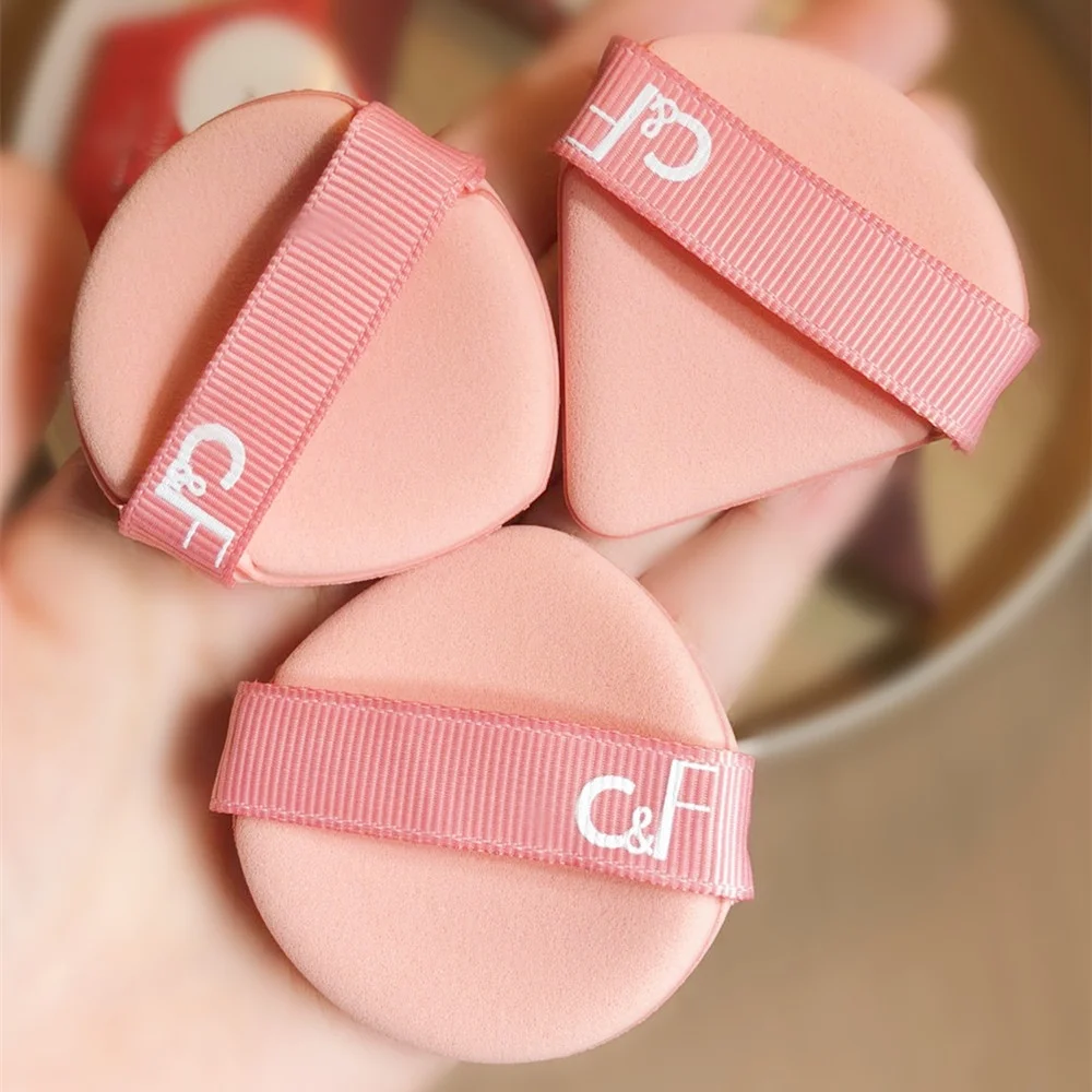 Cherry Darling x FAICCIA Makeup Powder/Foundation Puff 3pcs/set Wet&Dry Latex-Free Cosmetics Sponge Pads