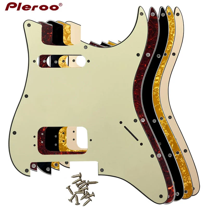 Custom Guitar Pickguard - For US 11 Screw Holes Stratocaster With Floyd Rose Tremolo Bridge deluxe Humbucker HS No Control Knob