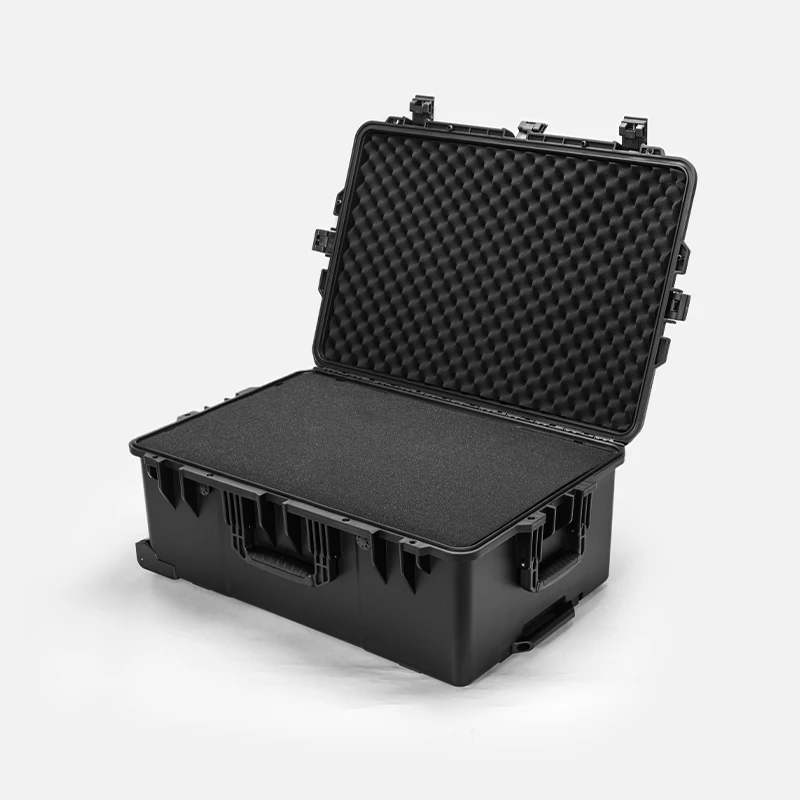 217X Waterproof Shockproof Rugged Rolling Equipment case Heavy Duty Tool Box DJ Flight Case with Wheels