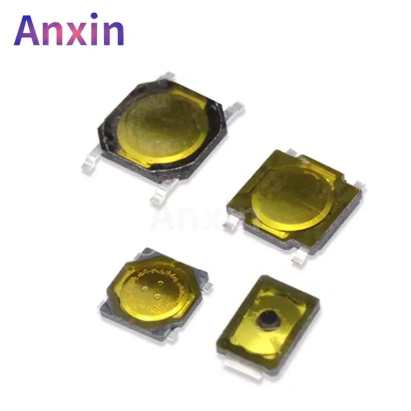 

50PCS Thin Film Touch 2/4 Feet Foot Patch Micro Button Switch Metal Dome 4Pin SMD 3.7*3.7*0.35mm 2*3*0.65 4*4*0.8 4.5*4.5*0.55