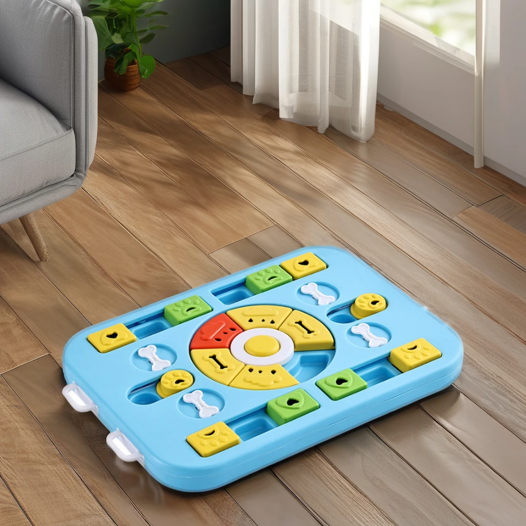 Luxury Custom Kids Puzzle Toy Elegant Flower Pattern Sustainable Plastic Big Dog Training & Pet Interactive Movement Toy