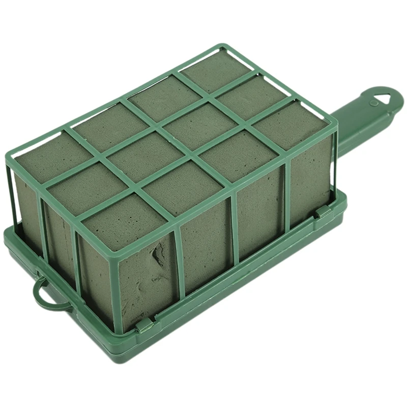 Floral Supply Online - Large Flower Cage Holder With Floral Foam For Fresh Flowers. (Pack Of 1)