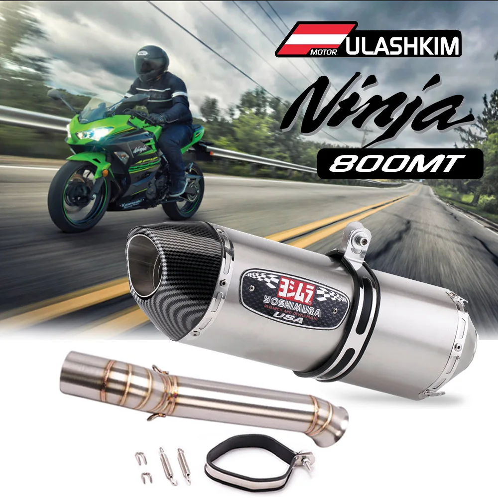 

CF 800MT Motorcycle Exhaust Contact Middle Adapter Pipe Pipe Slip On For CF 800 MT Exhaust Muffler Escape