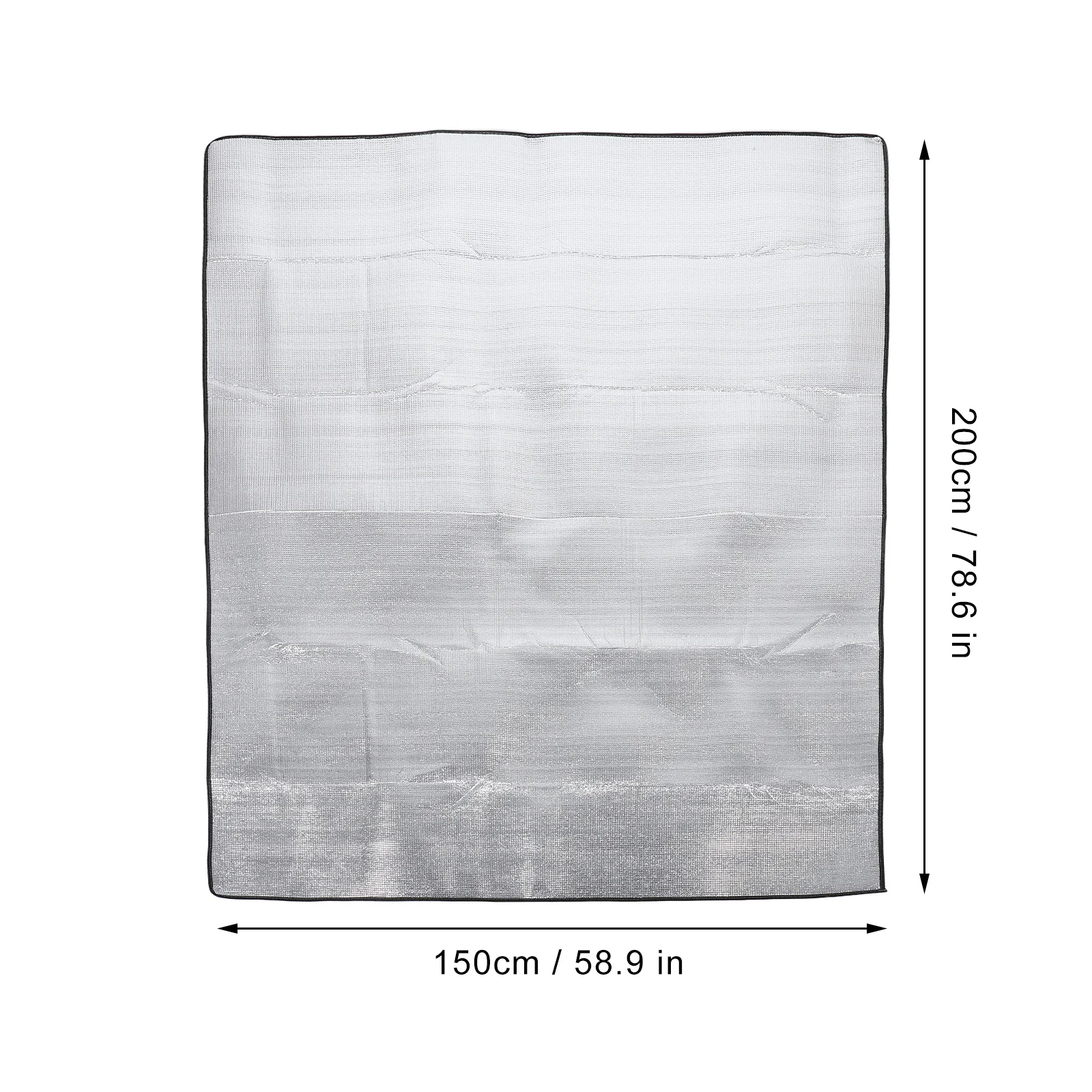 بطانية خارجية كبيرة مقاومة لرذاذ الماء وقابلة للطي على الشاطئ ومضادة للرمل والتخييم والنزهات العائلية والحفلات الموسيقية وخفيفة الوزن #4