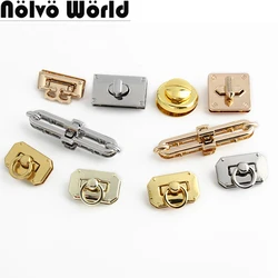 45x26MM Round Metal Turn Twist Locks For Bag Purse Tote Handbag Shoulder Switch Lock Press Lock Clasp Closure Buckle Accessories