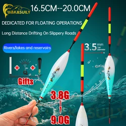 2024 New Rock Fishing Float 3-Mesh Thick High Sensitivity Eye Catching Short Style 16CM-20CM/3.8G-9G Outdoor Carp Fishing Float