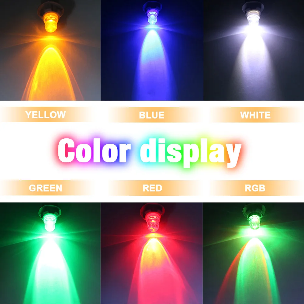 10Pcs GE44 47 T11 T4W BA9S H6W 3886X 1895 64111 Pinball Game Machine Led Bulbs convex Car Instrument Cluster Interior Lights 12V