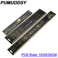 PCB Ruler 15CM 20CM 25CM For Electronic Engineers For Geeks Makers Fans PCB Reference Ruler PCB Packaging Units V2 - 6