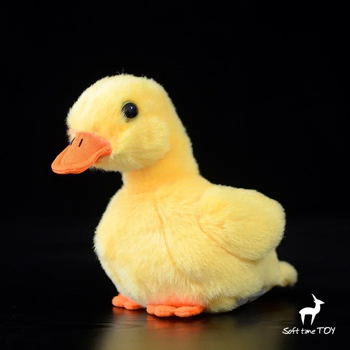 

Lifelike duck doll yellow duck plush toy artificial animal plush toy gift 15cm collection toy simulation mole doll