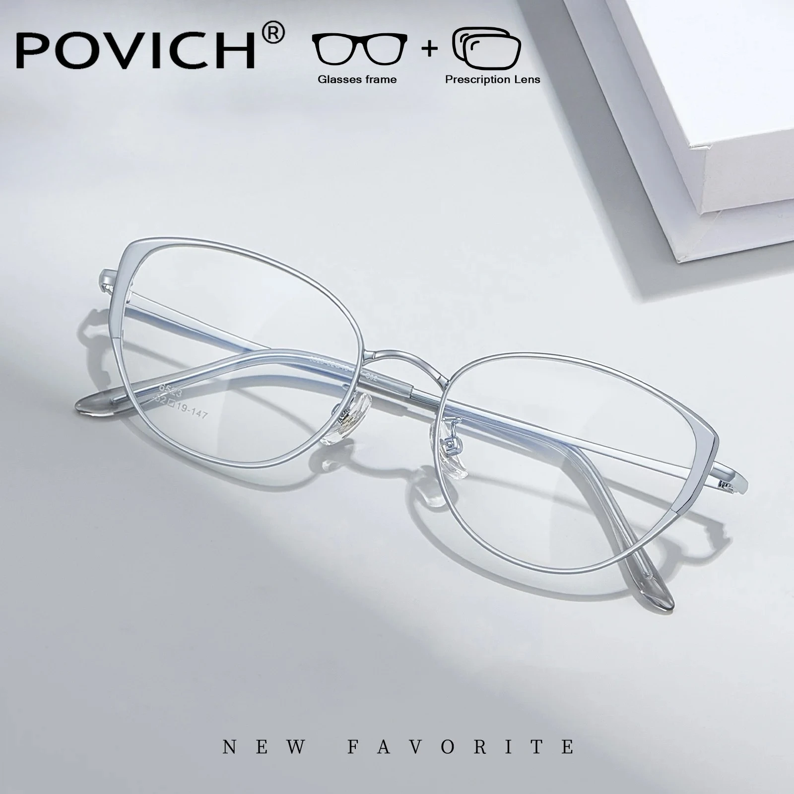 

Metal Cat Eyeglasses Women Prescription Glasses Filter Blue Light Computer Office Work Myopia Hyperopia Lenses Reading