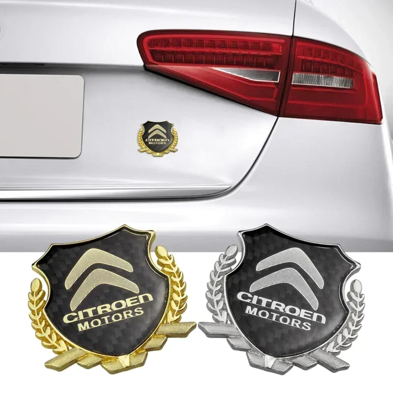 

Металлические наклейки из углеродного волокна для автомобиля, Стайлинг для Citroen DS, эмблема C4 Cactus C5 Picasso C3 Berlingo, наклейки на авто на боковое окно