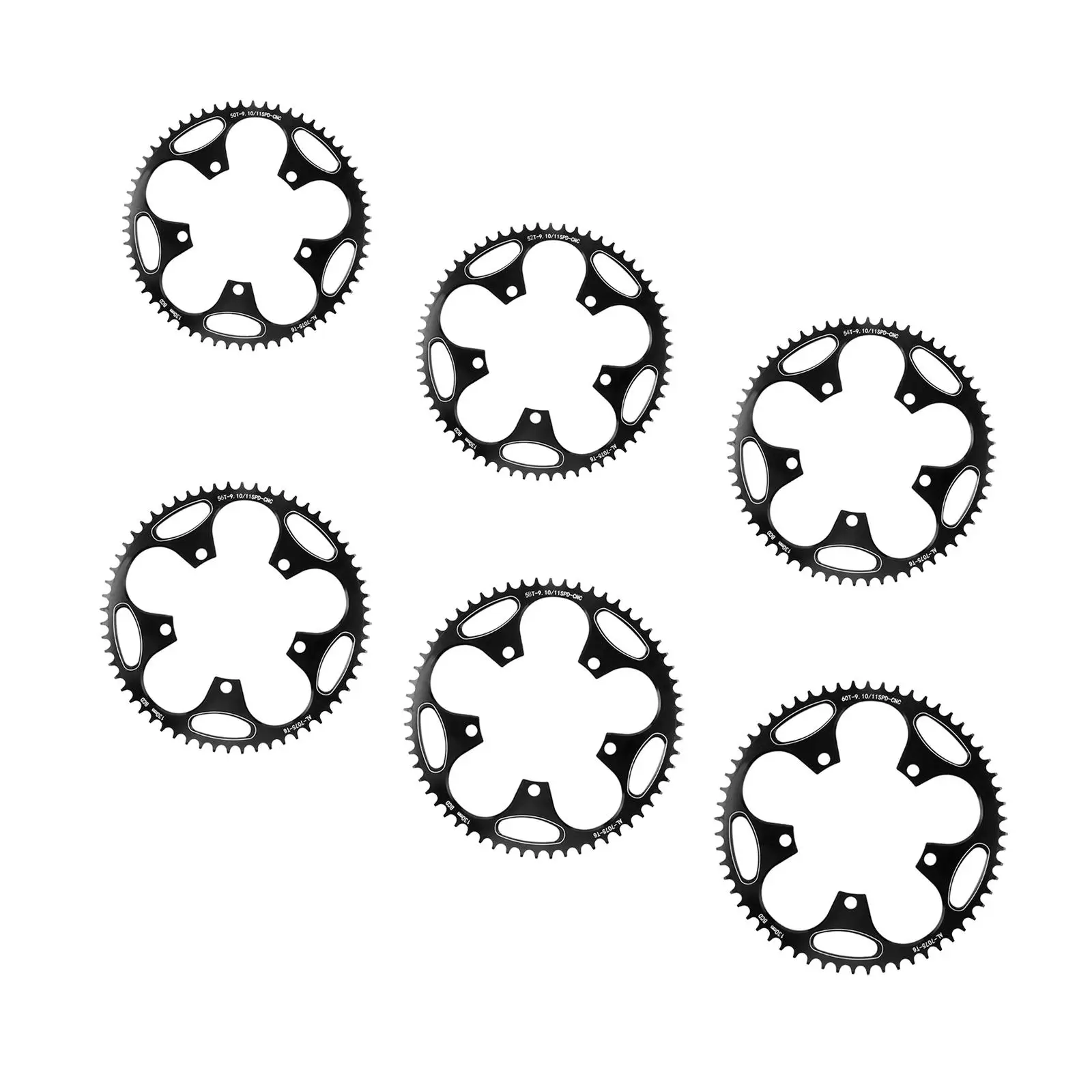 Bicycle Chainring 7075 Aluminum CNC 130BCD Narrow Wide Bike Replacement Part for MTB Crankset Road BMX Folding Bike view 5