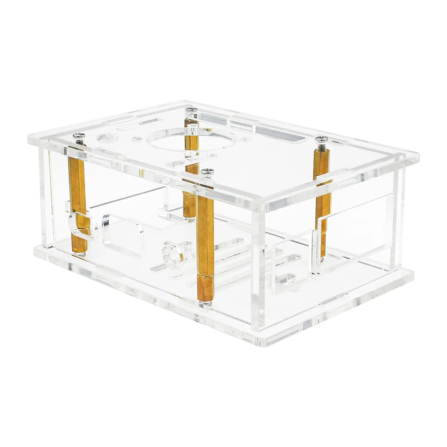 For Orange Pi Zero 4 Pro Acrylic Case Transparent Shell Protective Box Optional Cooling Fan Cooling Options Acrylic Case Parts
