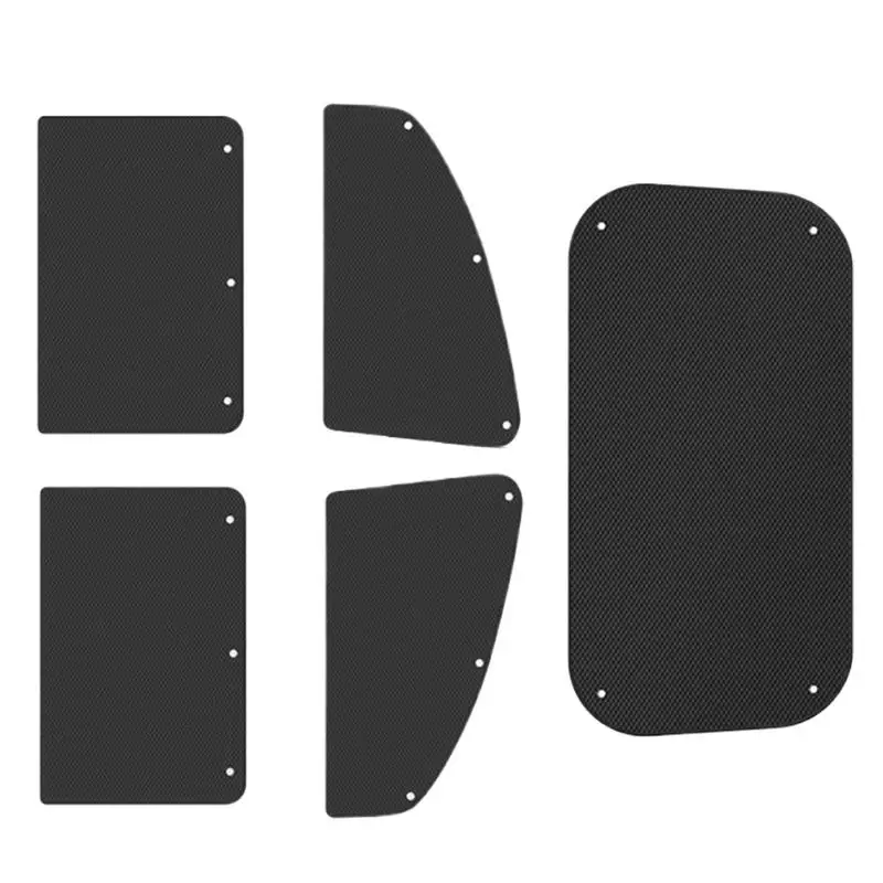 

Car Sun Shade Insulated Car Shades For Front Window Light-Blocking Black Privacy Curtains UV Blocker Suction Cup Mounting For
