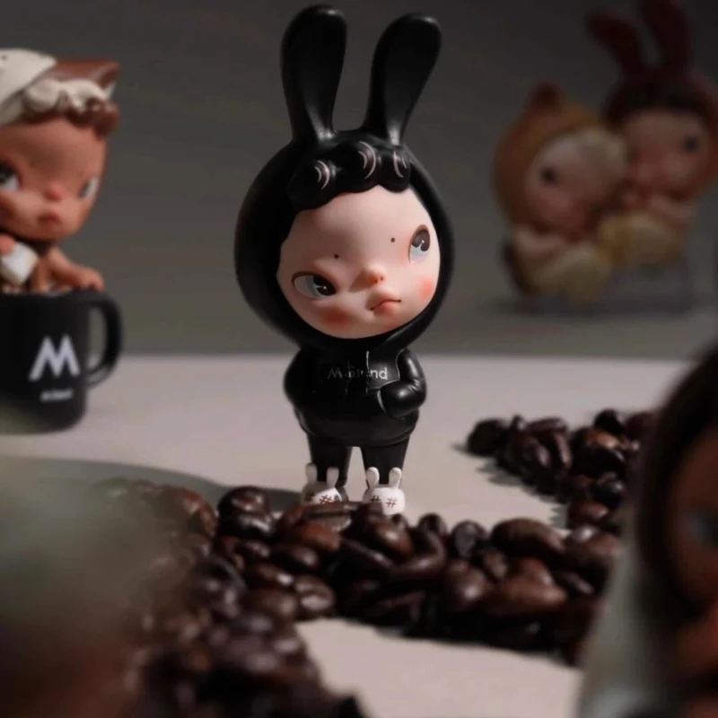 Echte Sooya M Stand Koffie Serie Blind Box Speelgoed Mooie Anime Figuur Verzamel Ornamenten Model Pop Mystery Speelgoed Kerstcadeau