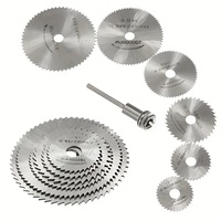 7pc Woodworking Metal Cutting Blade Electric Drill Circular Saw Blade High-speed Steel Electric Grinder Small Saw Blade Tool Set