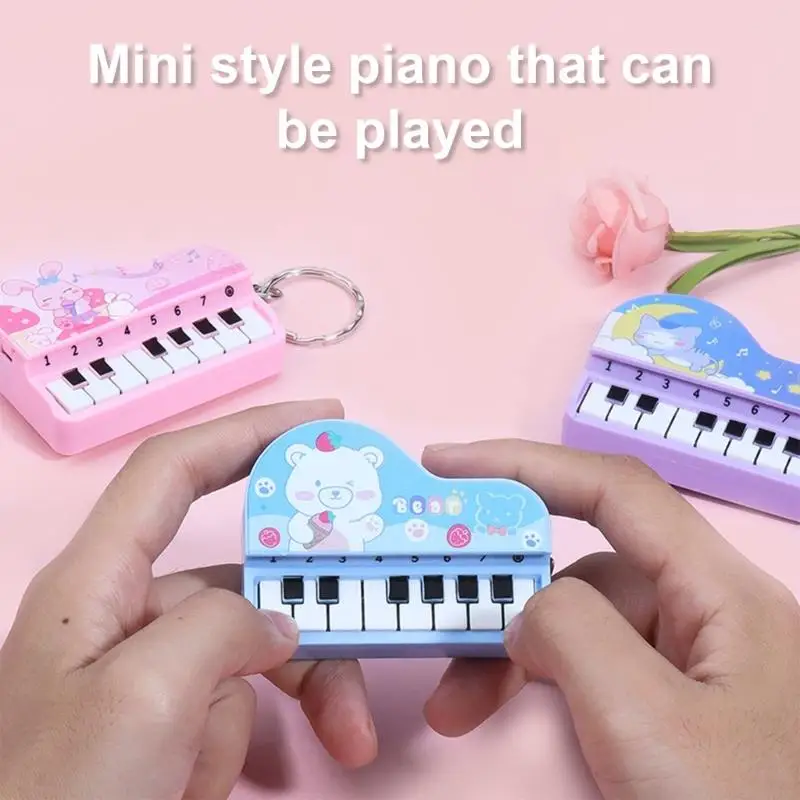 Keyboard Elektronik Keychain Interactive Sound Toy Musical Instrument Piano
