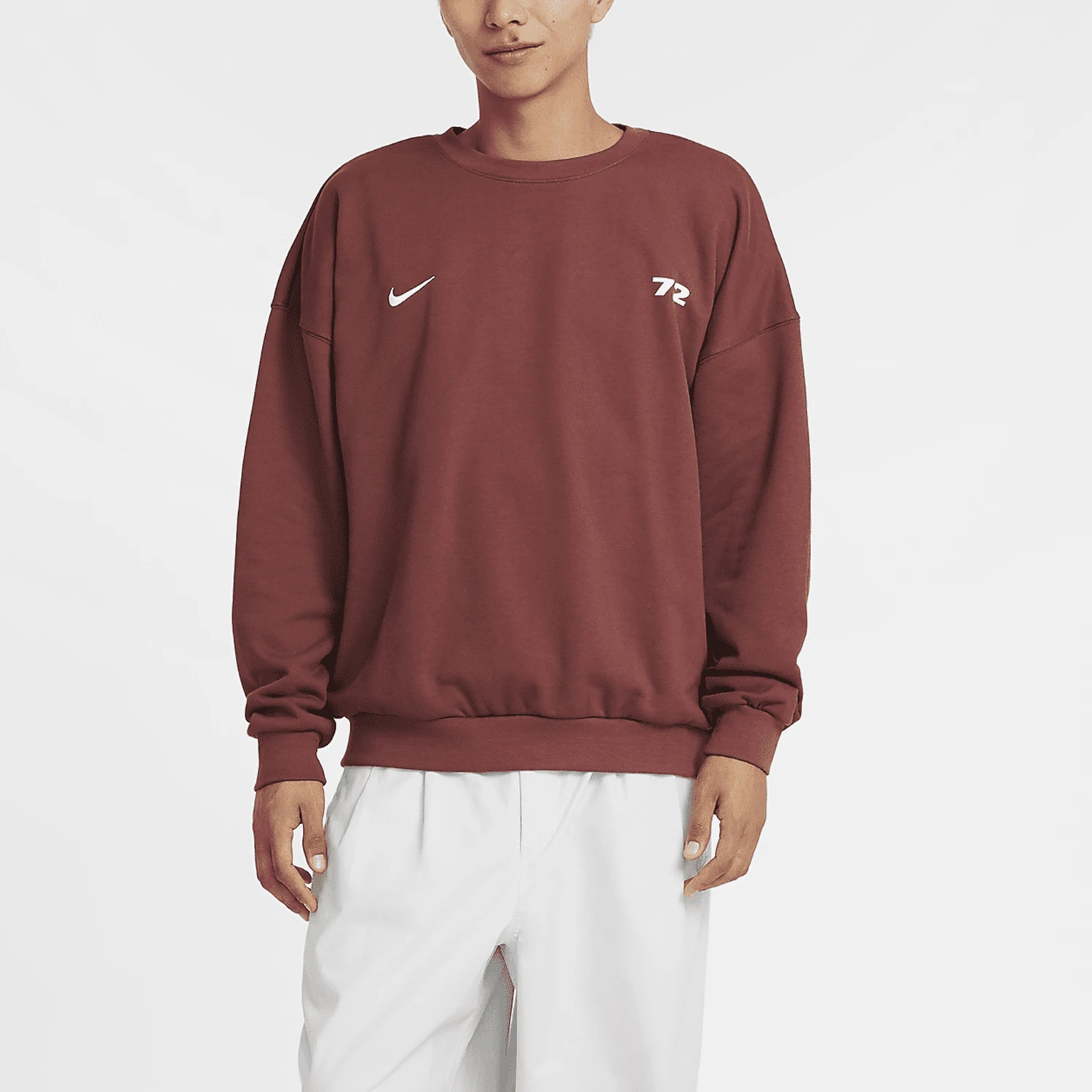 Nike genuine Club men's oversized style round neck sports sweatshirt HQ2962-231