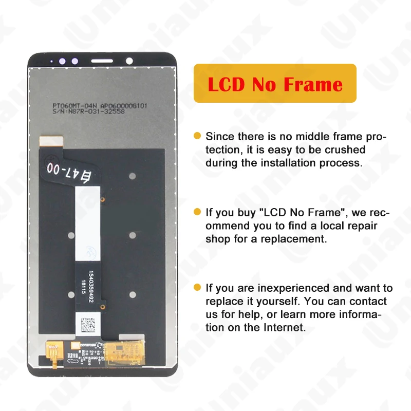 Voor Xiaomi Redmi Note 5 Pro Lcd Display Met Frame Voor Redmi Note 5 Pro Lcd Digitizer Touch Screen Assmebly note5 Pro Global Lcd