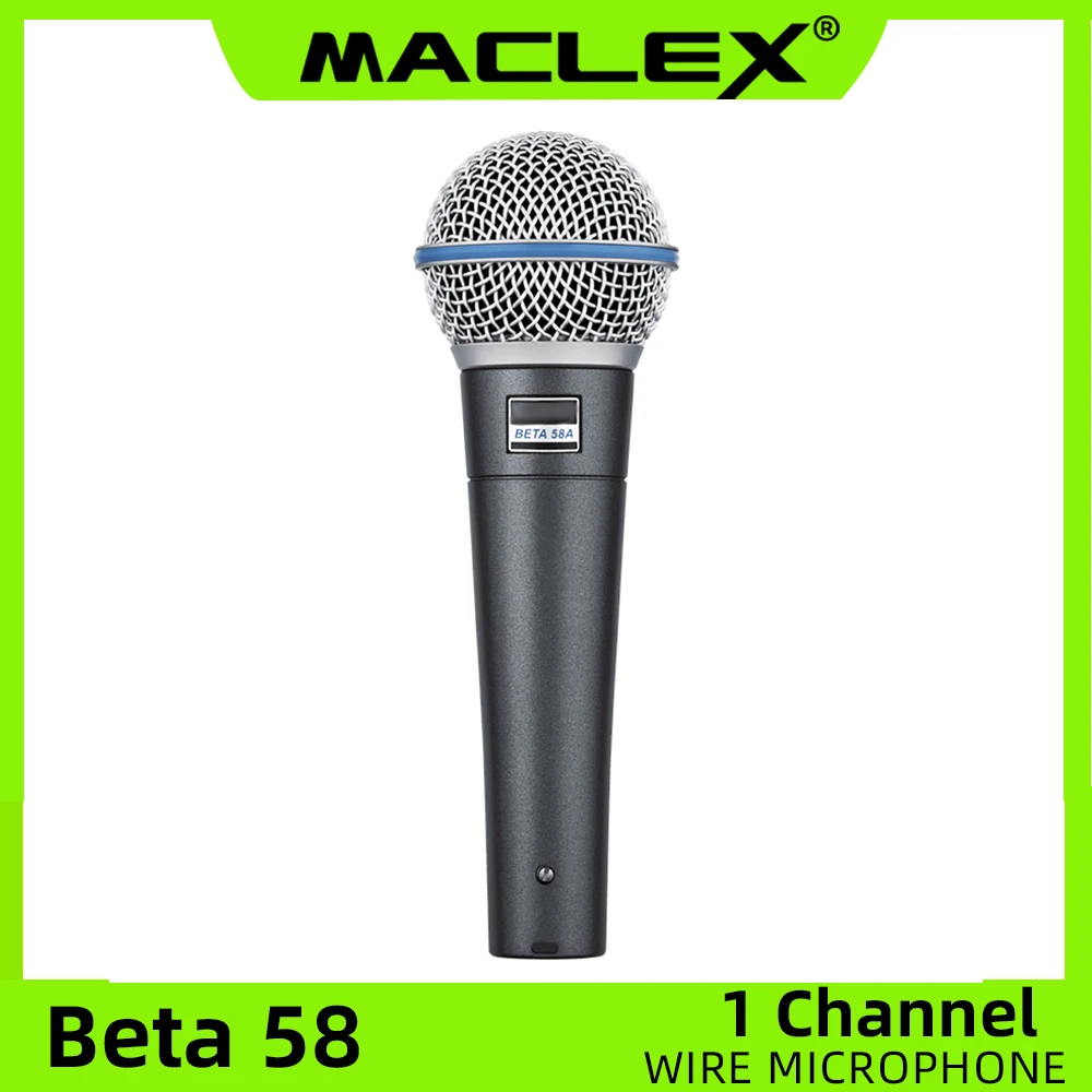 Top Professional Wired BETA58 with Transformer Supercardioid Wired Microphone Mic for Karaoke Studio