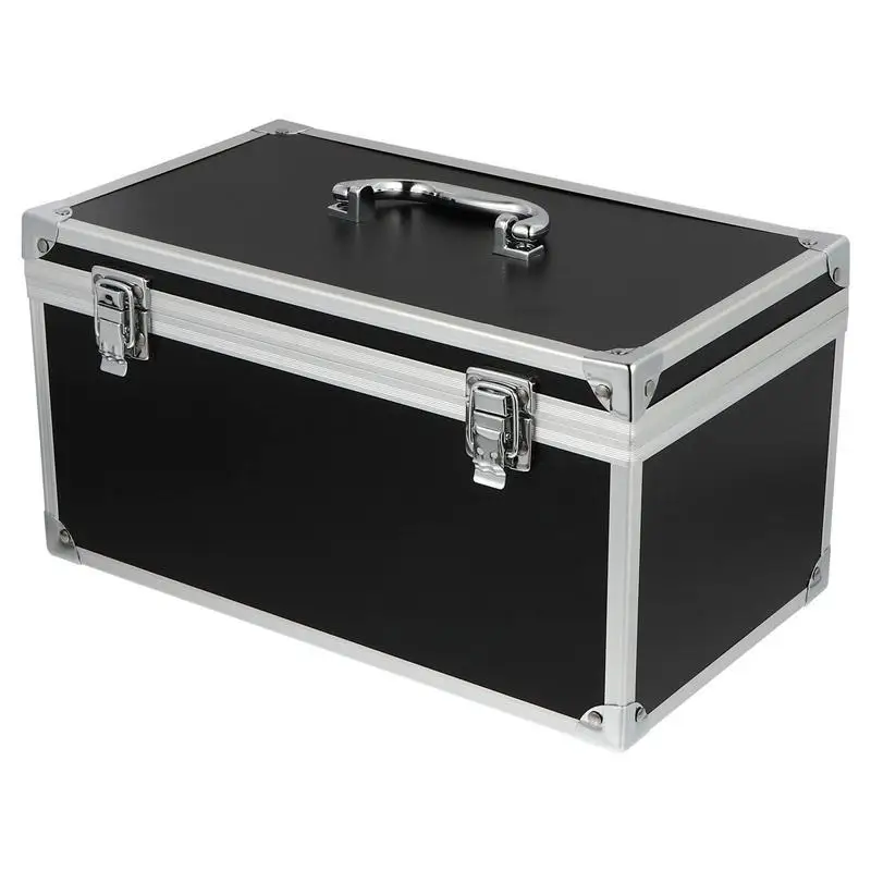 Aluminum Alloy Tool Box Multifunction Hard Storage Case Portable Parts Box Impact Resistant Case With Sponge