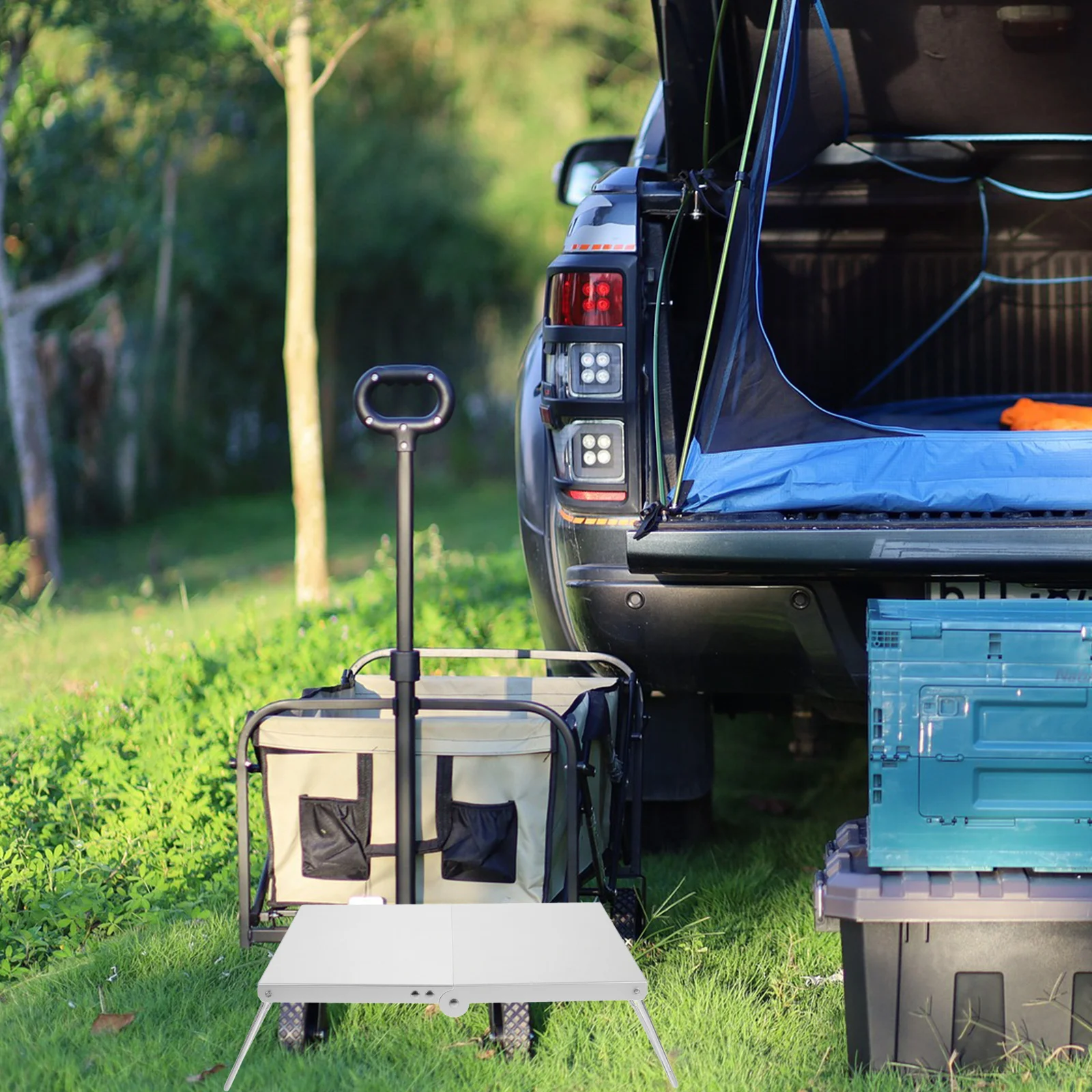 

Portable Outdoor Mini Folding Camping Table Aluminum Alloy Small Picnic Beach Table Folding Tables for Outside