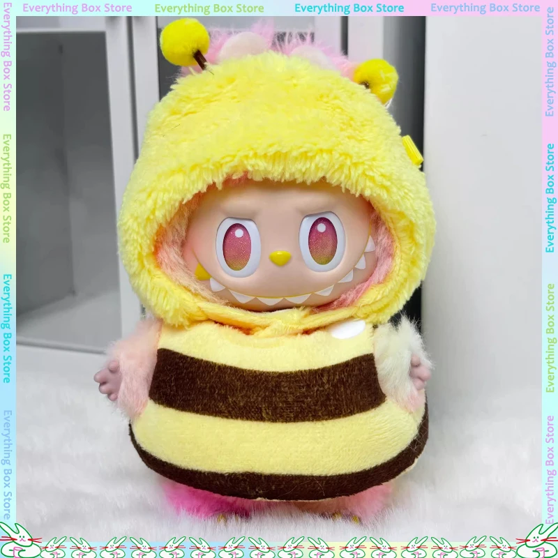 Nova boneca bonito roupas de substituição adequadas para 17cm labubu v1 v2 v3 criativo interessante boneca decoração presentes macios das crianças