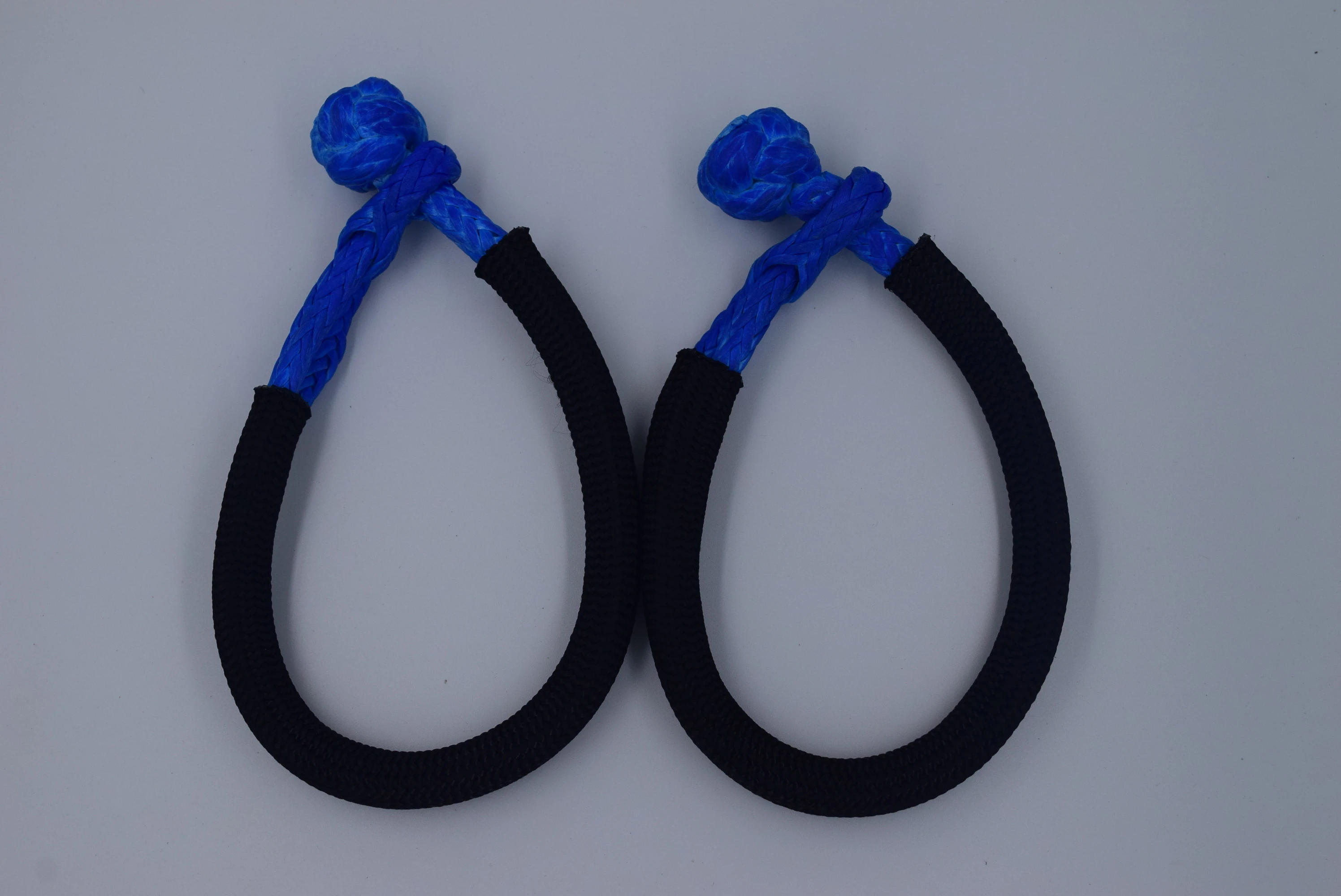 2Pack Blue 6mm*80mm Synthetic Shackle to Replace Conventional Metal Shackle for Sailing Climbing Camping and Recovery