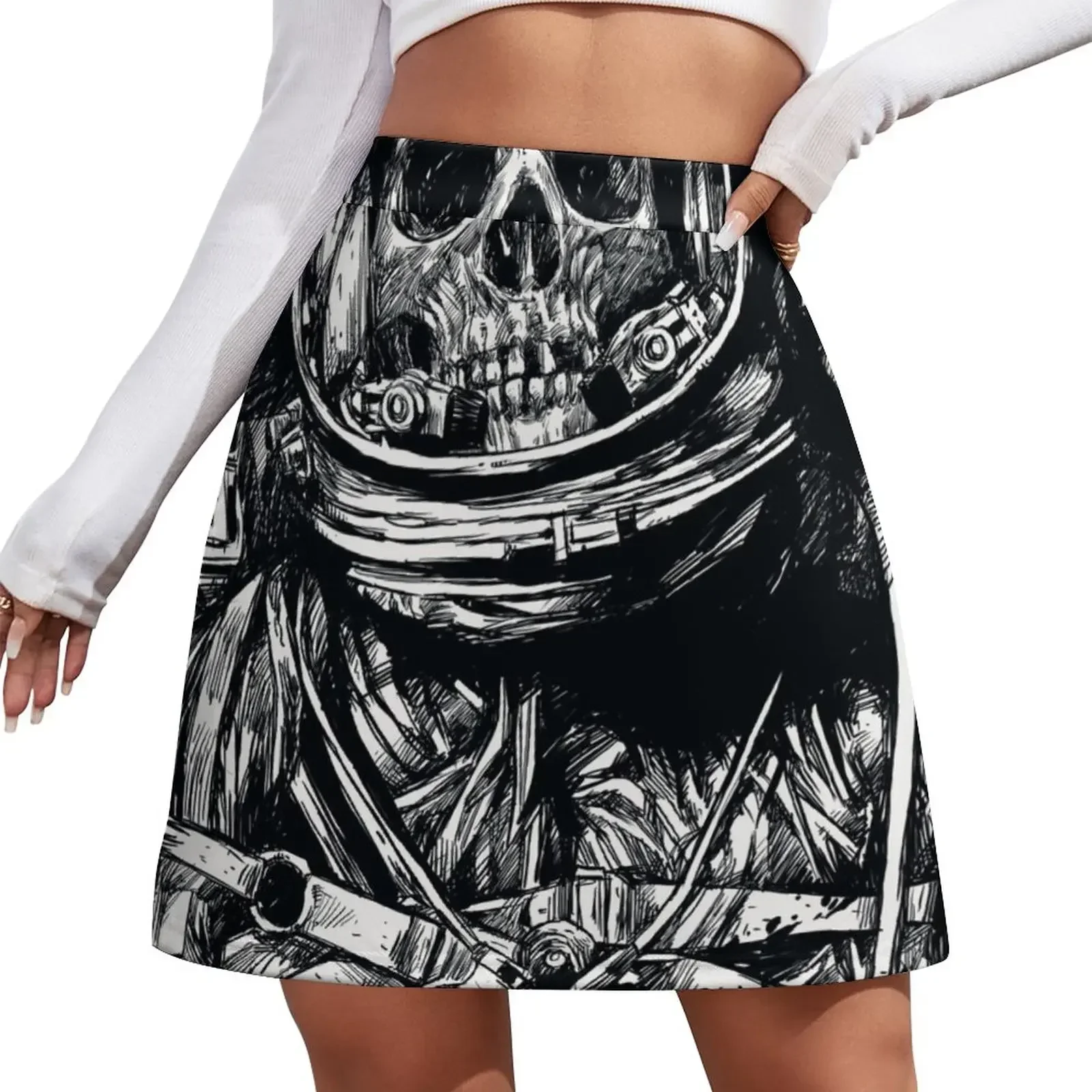 

Dead Astronaut Mini Skirt korean style clothing outfit korean style skirts for womens