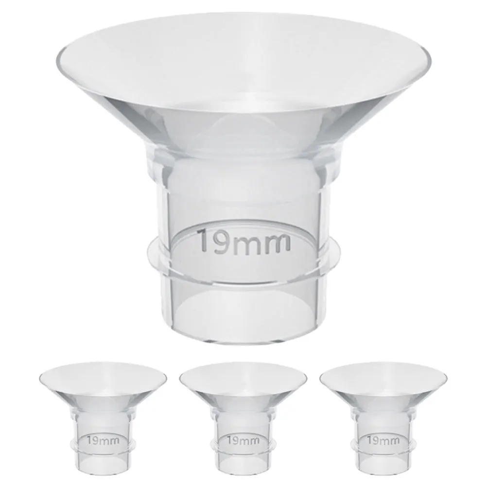 

4Pcs Wearable Breast Pump Accessories Silicone Flange Inserts Replacement Parts for Electric Pumps Soft Reusable Irritation-Free