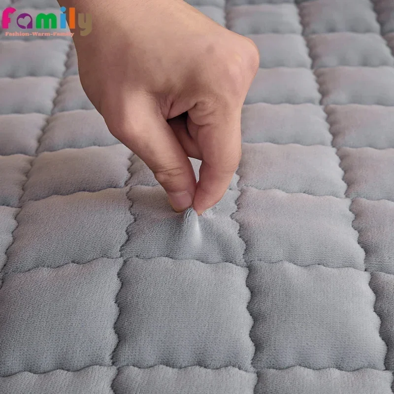 Breathable Non-slip Tatami Mats Cotton Mattress Ultra Soft Suitable Household Use Foldable Single Double Bed King Size Bedding