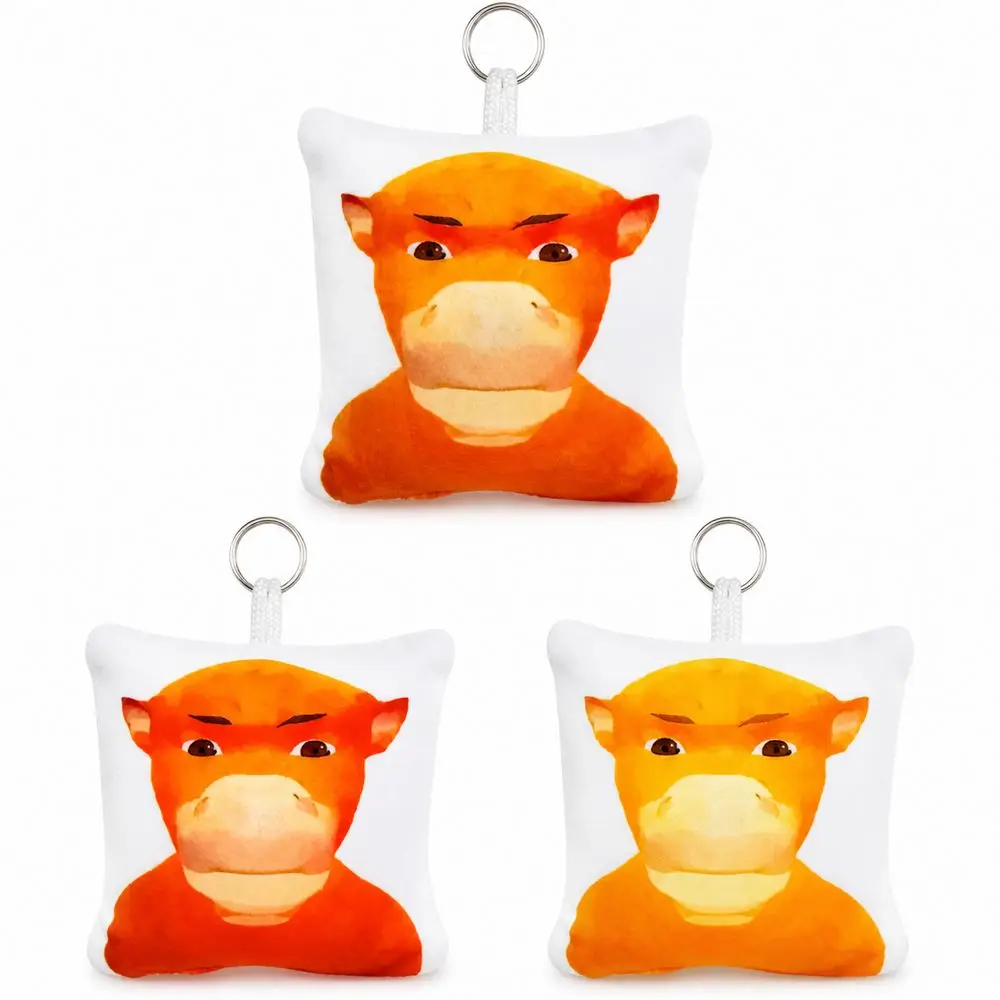 Fashion Soft Keychain Sound Producing Hanging Loop Pendant Press Activated Funny Animal Bag Charm Gift Giving