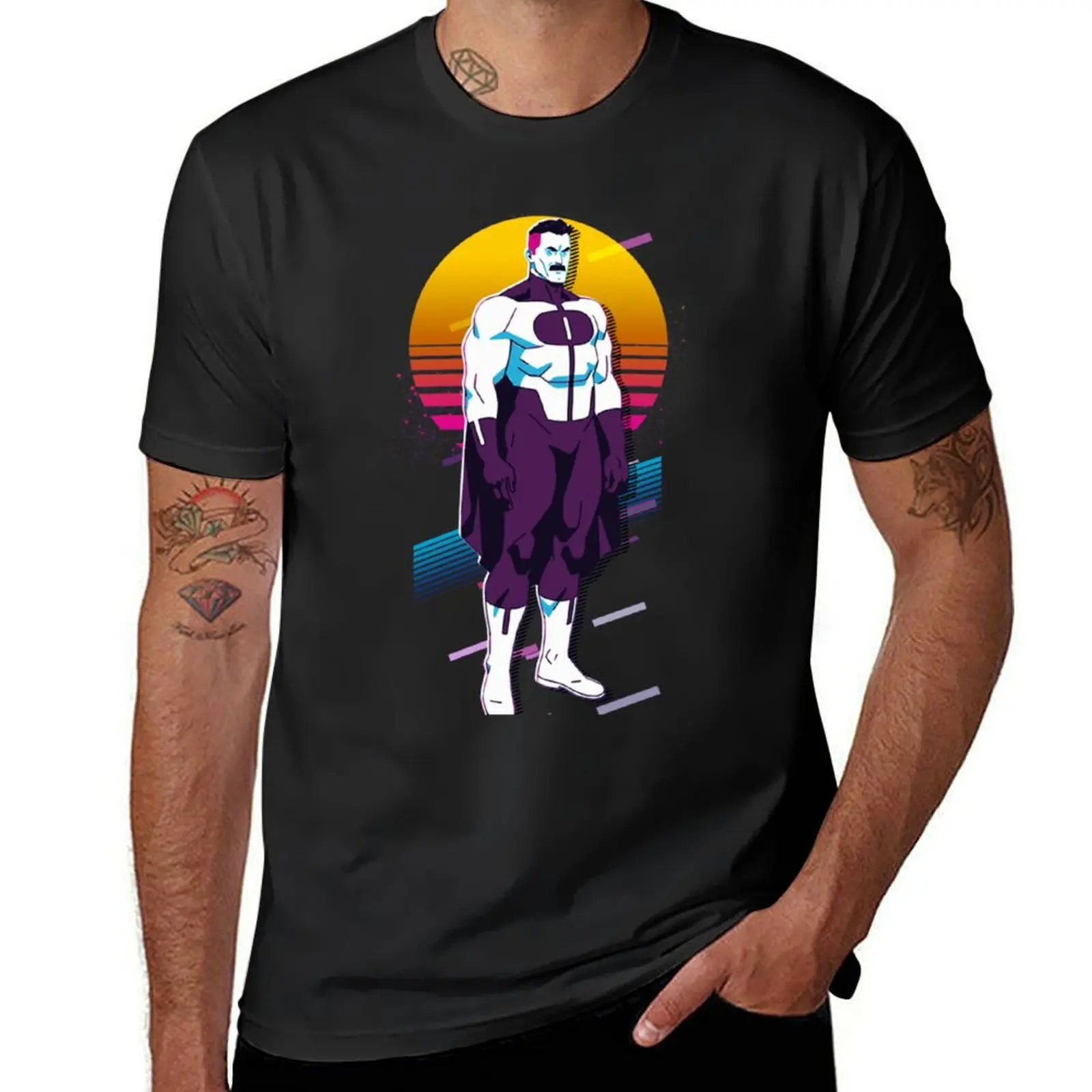 Omni-Man *80s Retro| Perfect Gift T-Shirt Short sleeve tee graphics hippie clothes Men's t-shirts